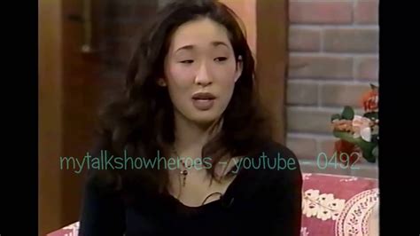 Sandra Oh 25 Early Rare Interview Youtube