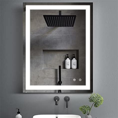 Frosted Edge Bathroom Mirror Smart Home Bath