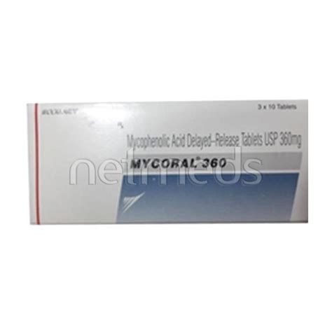 Mycoral 360mg Tablet 30s Buy Medicines Online At Best Price From