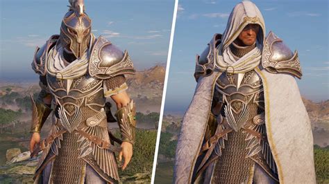 New Blessed Warrior Saint Armor Set Showcase Assassin S Creed