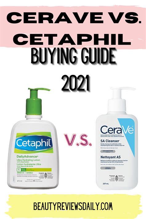 Cerave Vs Cetaphil The Complete Buying Guide Beauty Reviews Daily