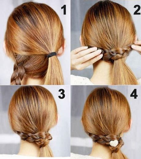 Add a jewel headband or some flowers to complete the look. Easy do it yourself updos for long hair | Hair Style and ...