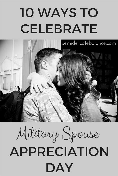 10 Ways To Celebrate Military Spouse Appreciation Day