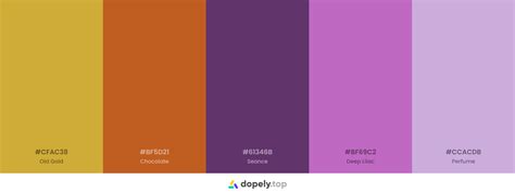 10 Purple Color Palette Inspirations With Names And Hex Codes Inside