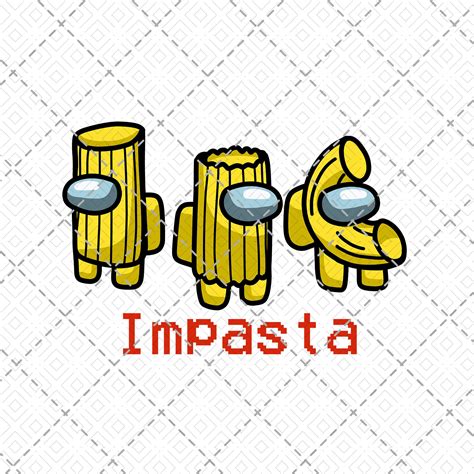 Impasta Png Among Us Png Pasta Png Pasta Lover Png Etsy