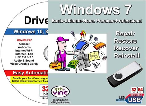9th And Vine Usb Compatible With Windows 7 32 64 Bit All Versions