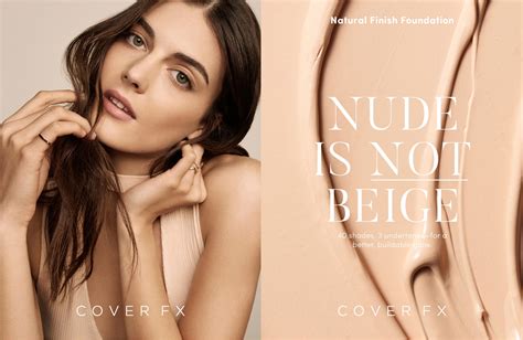 Cover Fx Cosmetics Natural Finish Foundation Campaign Gates