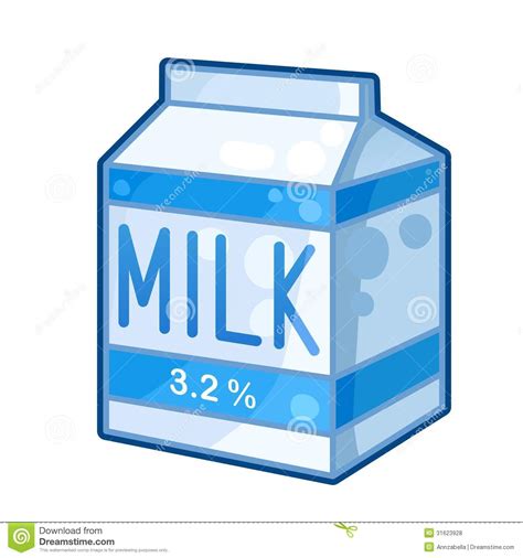 Carton of milk stock vector. Image of blank, juice, cardboard - 31623928