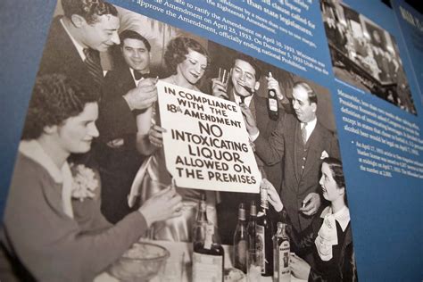 Prohibition Exhibit Highlights The 18th Amendments Historical Impact
