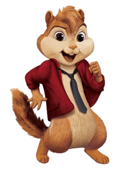 Alvin And The Chipmunks Alvin Wearing Black Tie Transparent Png Stickpng