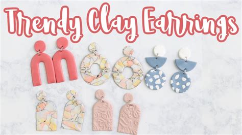 Diy Polymer Clay Earrings How To Make Clay Earrings Clay Earring