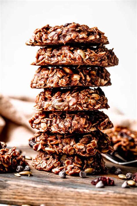 Cool cookies and roll gently in confectioner's sugar. No Bake Oatmeal Cookies | Easy & Healthy Peanut Butter Cookies