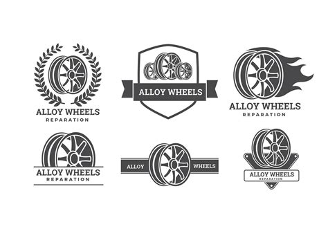 Alloy Wheel Logos Gratis Vector 156808 Ladda Ner Gratis Vektorgrafik