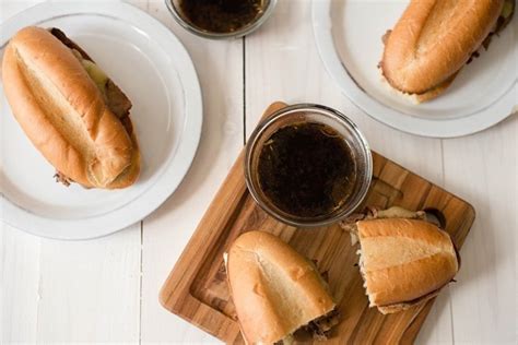 French Dips With Homemade Au Jus • A Sweet Pea Chef