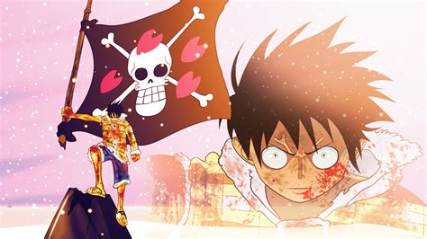 Download 2560x1440 Wallpaper One Piece Anime Boy Monkey