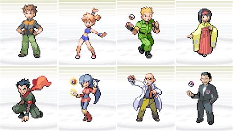 Pokemon Firered And Leafgreen All Gym Leader Battles Youtube