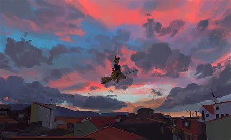 Studio Ghibli Inspired Artwork By Atey Ghailan Concept Art World