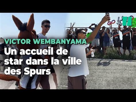 Victor Wembanyama a été accueilli comme une star par les fans des Spurs