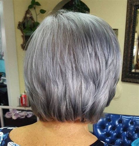 Shoulder Length Short Haircuts Gray Hair Gorgeous Grey Hair Trend