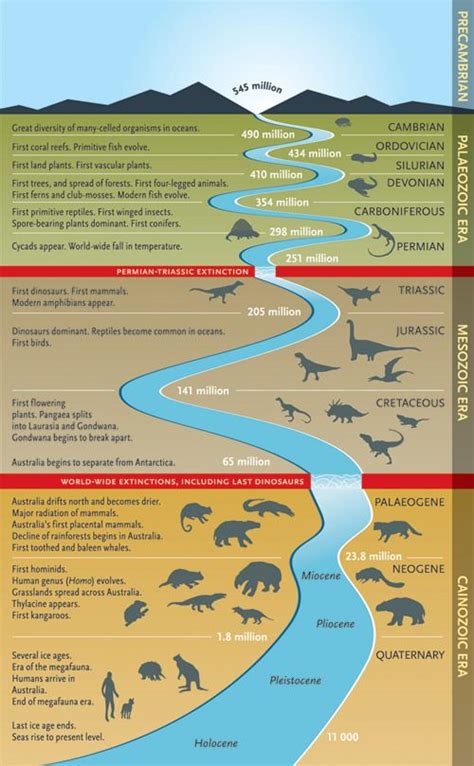 Prehistoric Timeline Prehistoric Timeline Dinosaur Time Earth Science