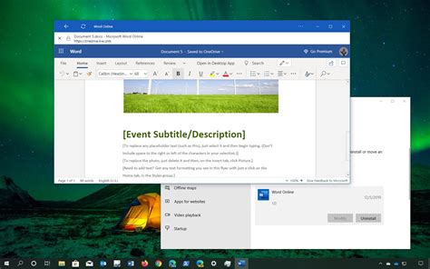 How To Install Office Web Apps Using Edge On Windows 10 Pureinfotech