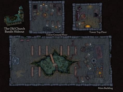 Bandit Hideout Made In Inkarnate New Fantasy Battlemap Style Coming