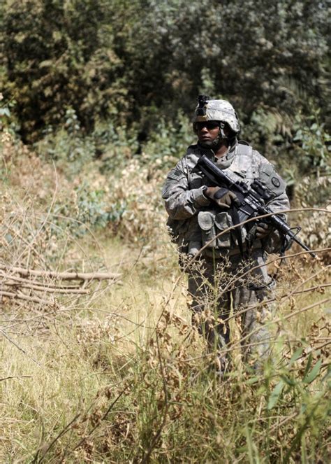 113th Field Artillery Soldiers Patrol Article The United States Army