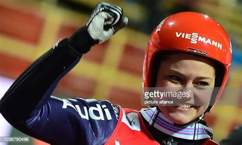 Carina Vogt Of Germany Celebrates After Winning The Womens News