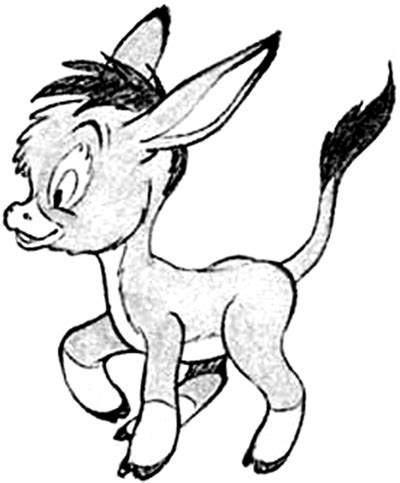Donkeys, also called burros, are small mammals related to the horse. How to Draw Cartoon Donkeys or Mules in Easy Step by Step ...