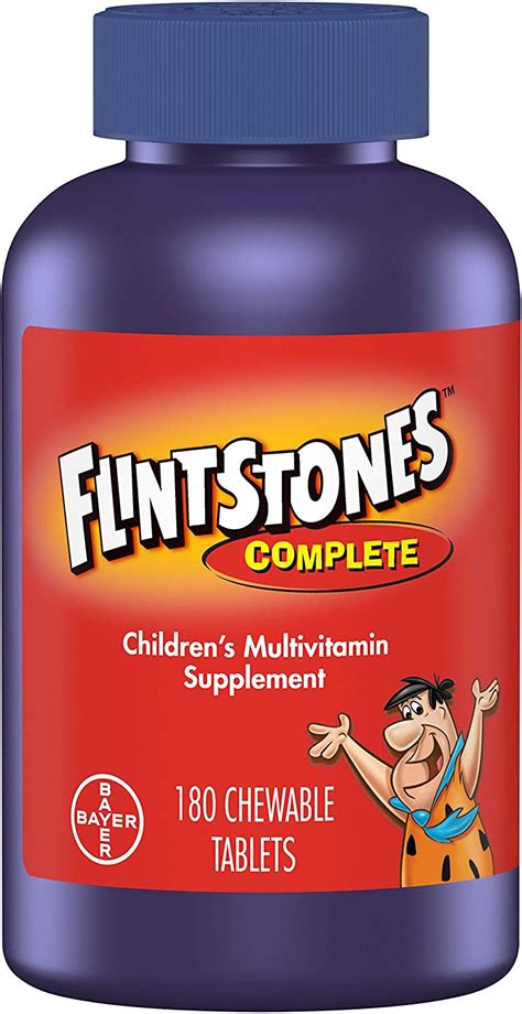 An examination in children and adults with and without supplement use. Flintstones Vitamins Chewable Kids Vitamins, Complete ...