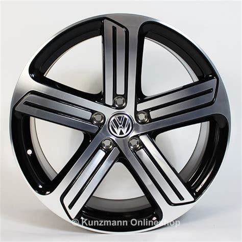 Volkswagen 5 Spoke R Light Alloy Wheel Set Cadiz 19 Inch Vw Golf 7