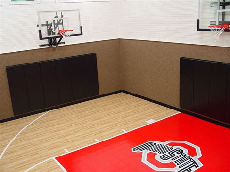 Here Is A Home Gym Using First Teams Adjustable Roofmaster Basketball