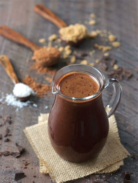 Homemade Dark Chocolate Syrup With Sea Salt And Brown Sugar Turnip