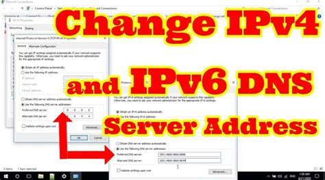 How To Change Ipv4 And Ipv6 Dns Server Address In Windows 10 Benisnous
