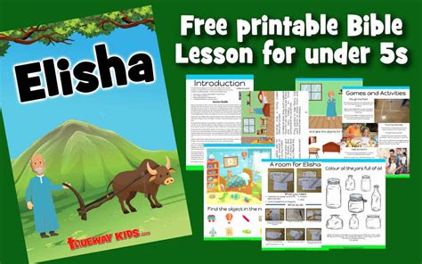 Elisha Preschool Bible Lesson Trueway Kids