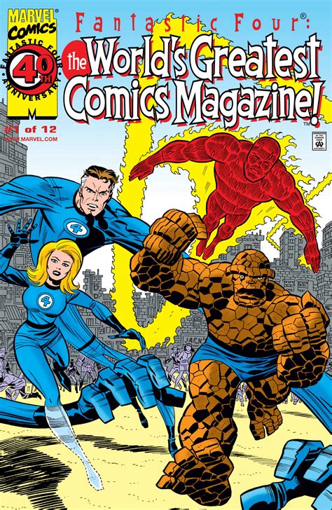 First comic published under marvel name; Fantastic Four: World's Greatest Comics Magazine (2001) #1 ...