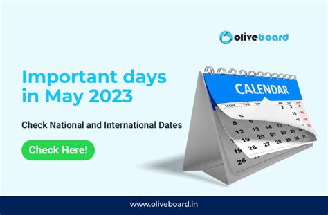 Important Days In May 2023 National And International Dates