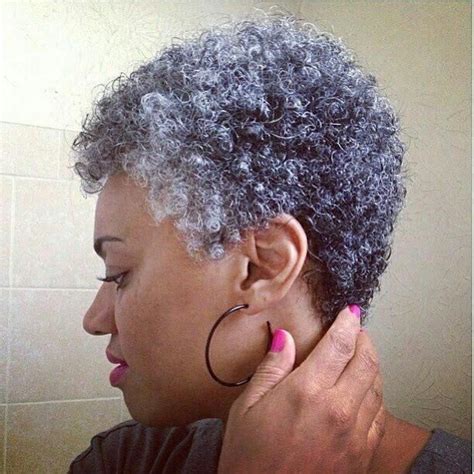 Hottest Short Haircuts For Gray Hair For Black American