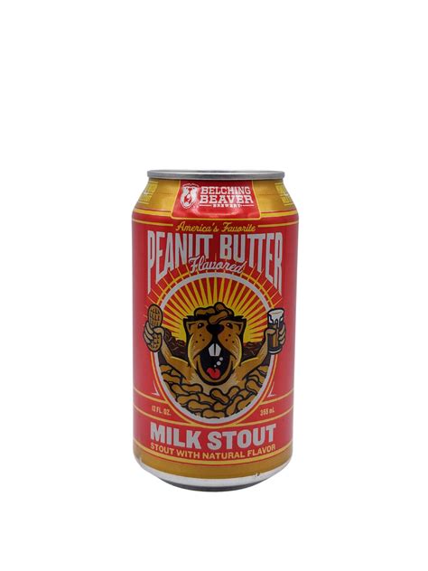 Belching Beaver Peanut Butter Milk Stout 355ml The Alberta Beer Exchange