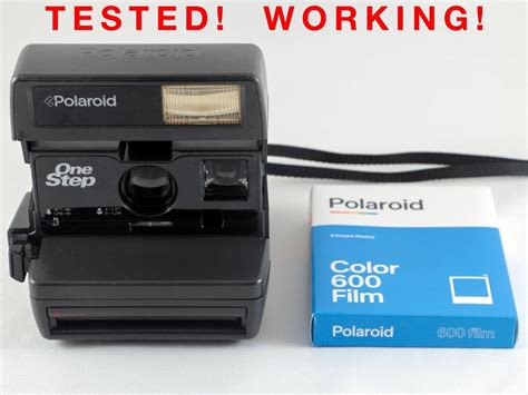 Vintage Original Polaroid Onestep 600 Instant Film Camera Tested