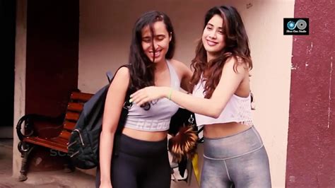 Jhanvi Kapoor Spotted With Her Personal Gym Trainer Namrata Purohit At Outside Gym YouTube