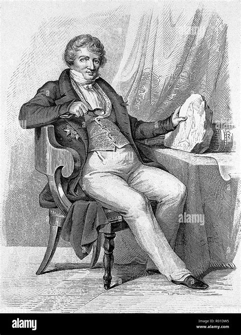 El barón Georges Cuvier 1769 1832 Jean Léopold Nicolas Frédéric