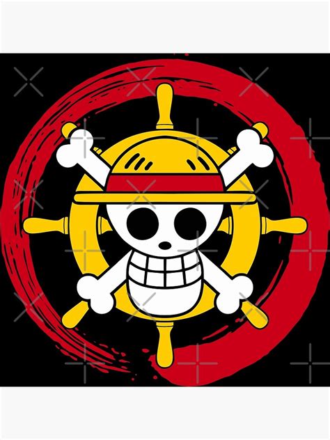 Straw Hat Jolly Roger One Piece Poster For Sale By Variyand Redbubble