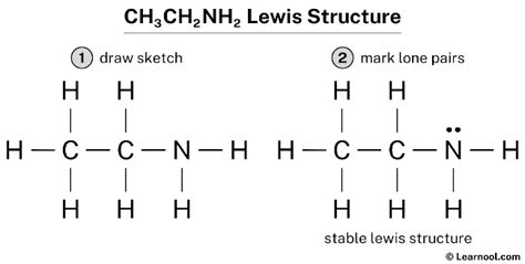 Ch3ch2nh2 Lewis Structure Learnool