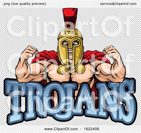 Trojan Spartan Sports Mascot By Atstockillustration 1622406