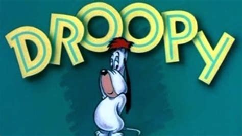 Funny Cartoon Animation Dog Droopy Character