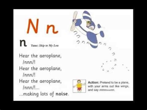 Mom & child english lesson enjoyed making this video for 2 weeks in a row this month of january 2019. Letter 'N'_Jolly Phonics song - YouTube | Phonics song ...