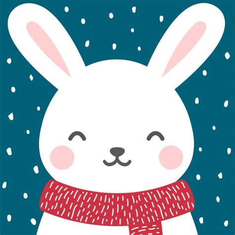 Snow Bunny Cartoon Png