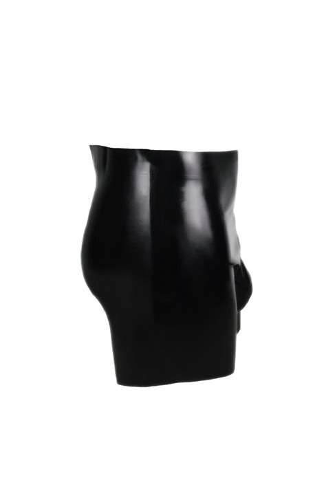 bondage fetish rubber latex fisting pegging anal shorts pouch 5235 rear entry ebay
