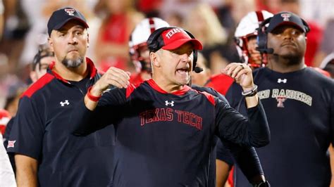 Baylor Hosts Texas Tech And The Return Of Red Raiders Head Coach Joey